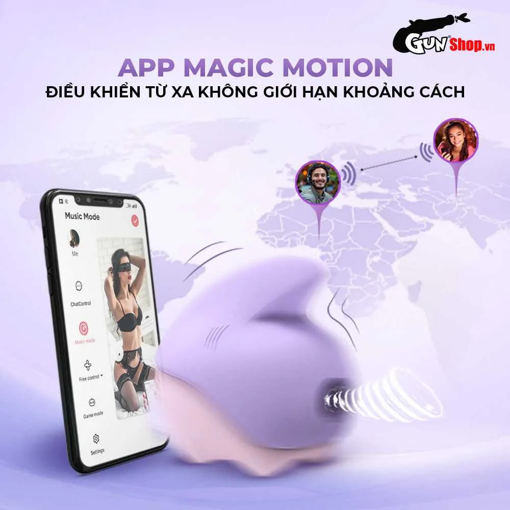 Trứng rung Magic Motion Unicorn điểm G cao cấp điều khiển app kích thích — ảnh 5