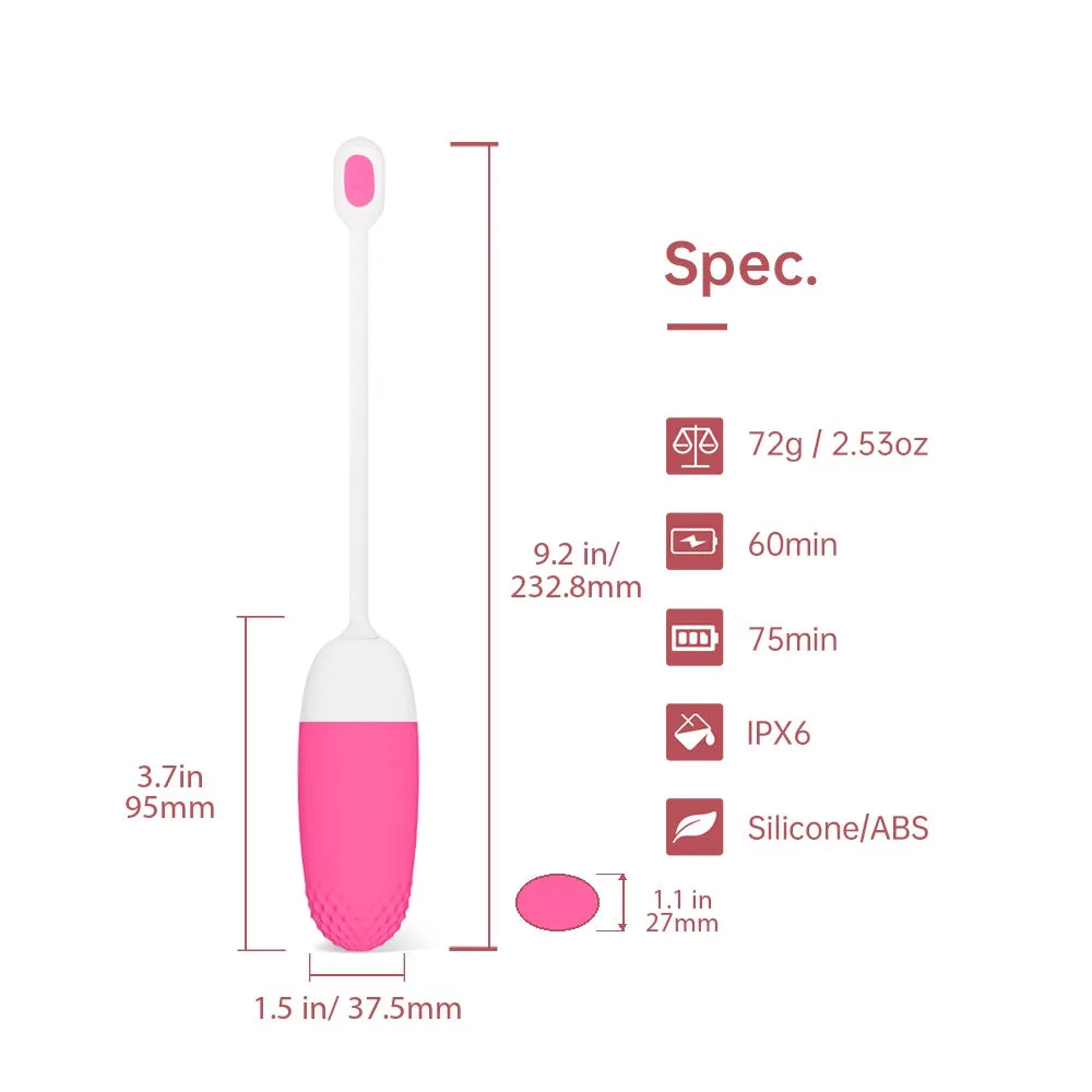 Trứng rung Magic Motion Vini không dây điều khiển qua app điện thoại sạc USB — ảnh 5