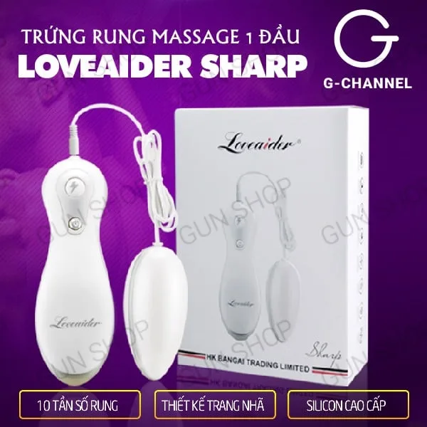 Trứng rung massage Loveaider Sharp sạc tiện lợi kích thích — ảnh 4