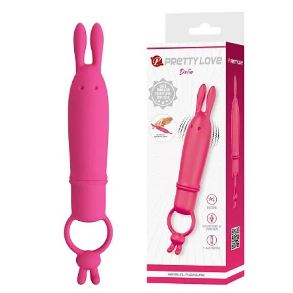 Trứng rung mini PrettyLove Delia nguỵ trang hình con thỏ