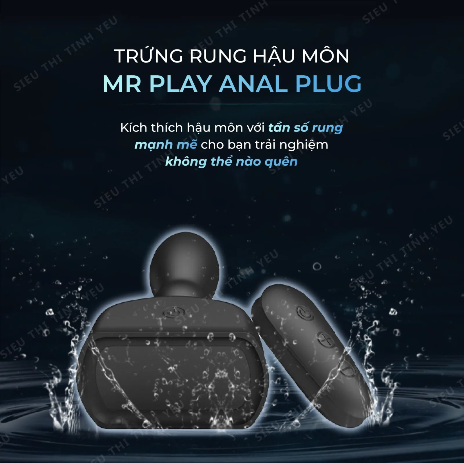 Trứng rung Pretty Love Mr-Play 45W siêu mạnh ngụy trang đế hút — ảnh 4