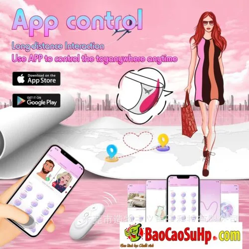 Trứng Rung Quần Lót Nam Châm Hút Chặt Điều Khiển APP Sterling — ảnh 3