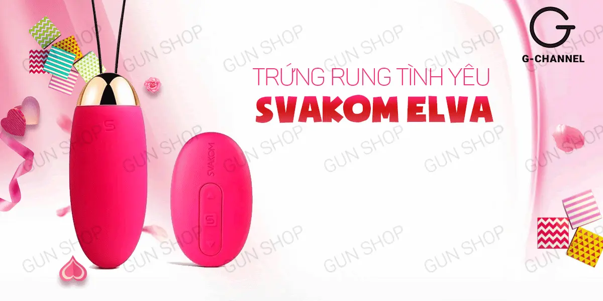 Trứng rung Svacom Elva sạc điện đa chế độ rung mạnh kích thích — ảnh 2
