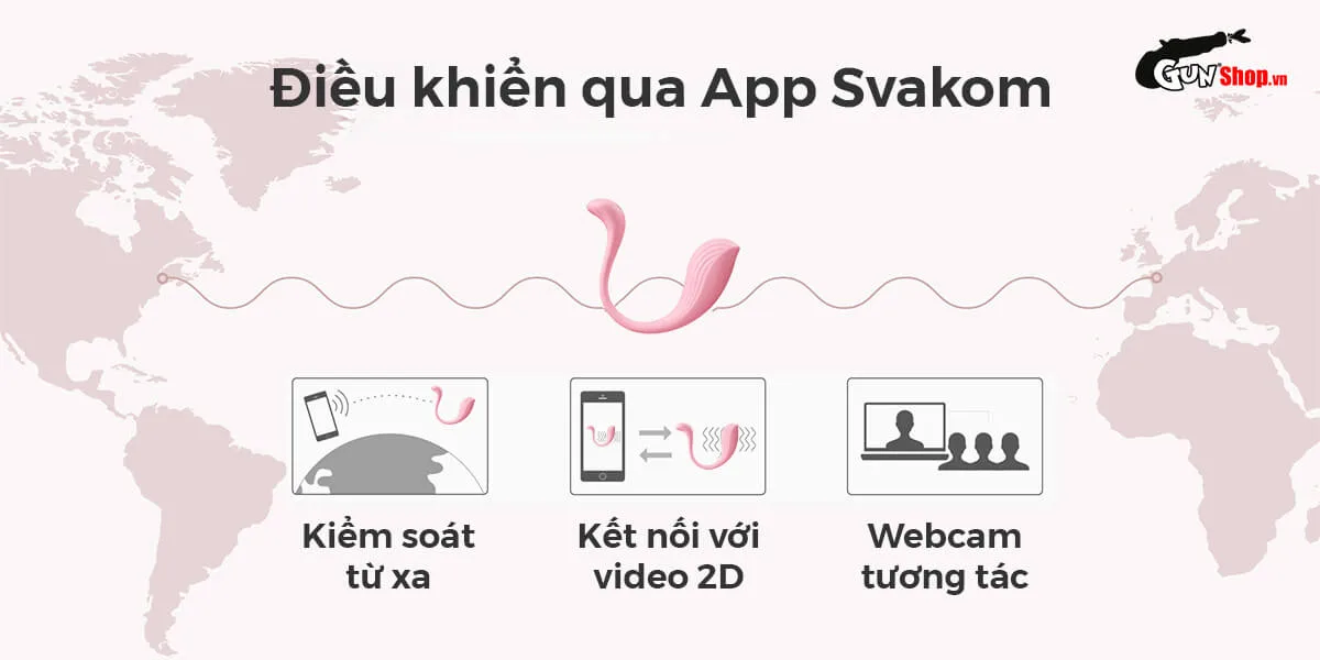 Trứng rung 2 Đầu Svakom Phoenix Neo điều khiển qua app — Bạn và người ấy có thể thưởng thức cảm giác rung đầy mê