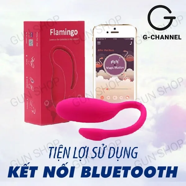 Trứng rung thiên nga Flamingo Magic Motion điều khiển từ xa bằng điện thoại — ảnh 4