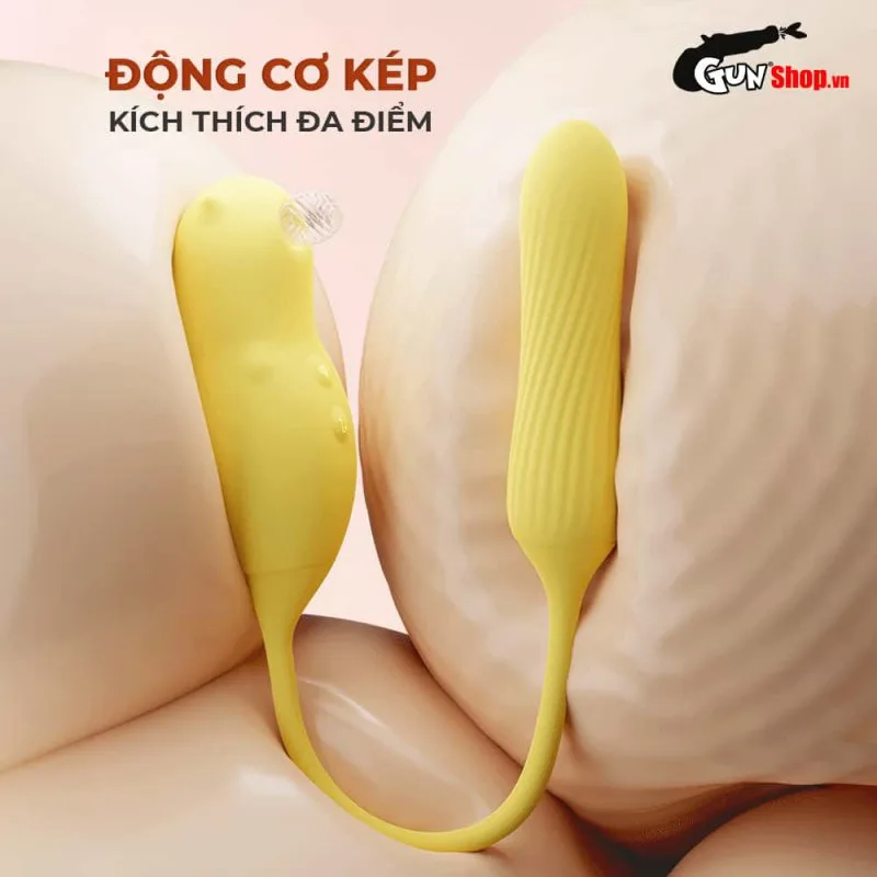 Trứng rung thú cưng Galaku Dinosaur x Demon 2 đầu rung bú mút — ảnh 4