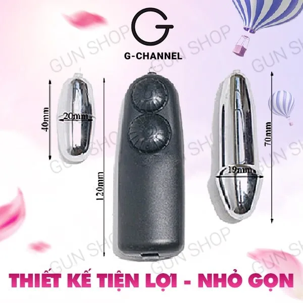 Trứng rung tình yêu inox 2 đầu cao cấp - Baile Double Bullets Hot — ảnh 4