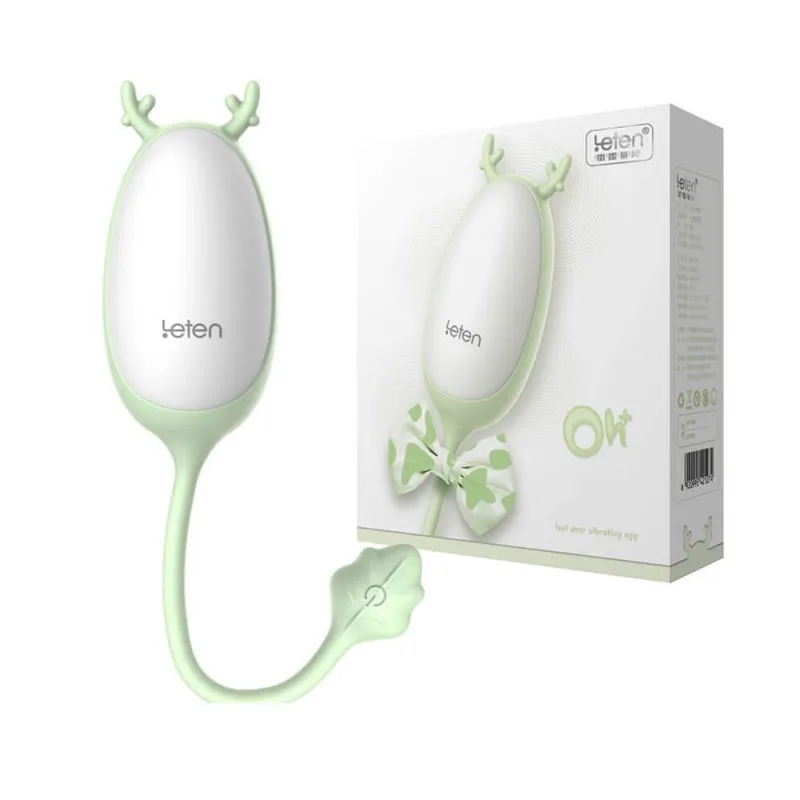 Trứng rung tình yêu Leten Cute sừng hươu sạc USB tiện lợi giá tốt