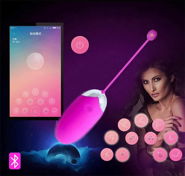 Trứng Rung Pretty Love Abner Không Dây Điều Khiển Qua Smartphone — ảnh 2