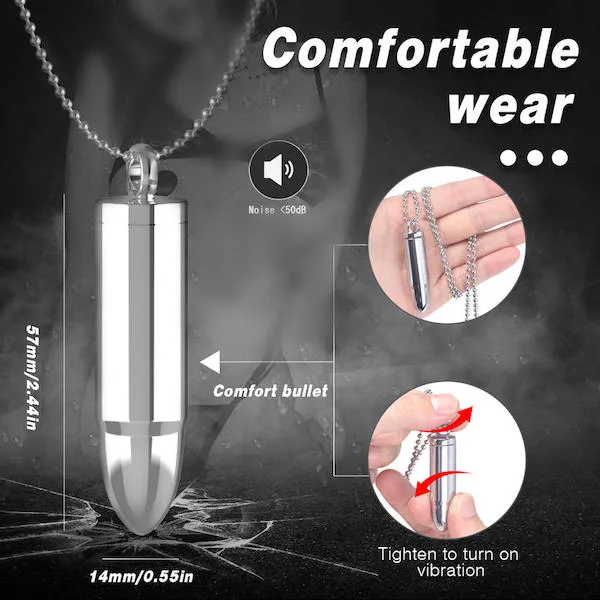 trứng rung hình viên đạn mạ inox bạc vàng có rung điều khiển từ xa Trứng rung inox viên đạn COC SWAVE Ms-271 dây đeo cổ siêu — Thiết kế – Nhẹ nhàng như trang sức, mạnh mẽ như cảm xúc
