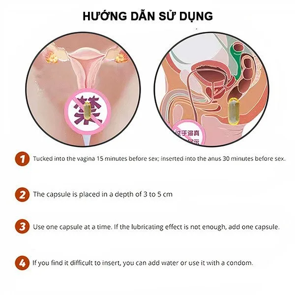 Viên nang bôi trơn hậu môn tự tan Phyair silicone an toàn — Hướng dẫn sử dụng đơn giản và tiện lợi