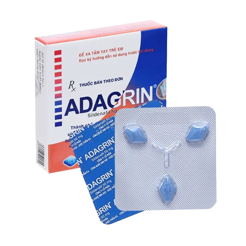 Adagrin 50mg chống xuất tinh sớm tăng cường cương dương hiệu quả