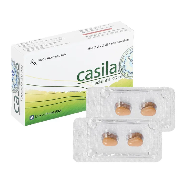 Viên uống Casilas 20mg tăng cường sinh lý nam hỗ trợ kéo dài