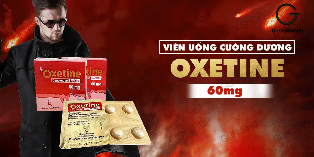 Viên uống tăng cường sinh lý Oxetine 60mg - Hộp 4 viên hiệu quả — ảnh 2