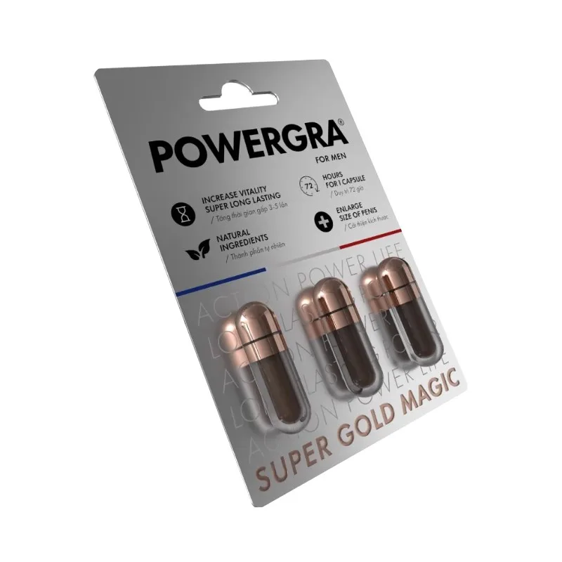 Powergra For Men viên uống tăng kích thước kéo dài quan hệ hiệu quả