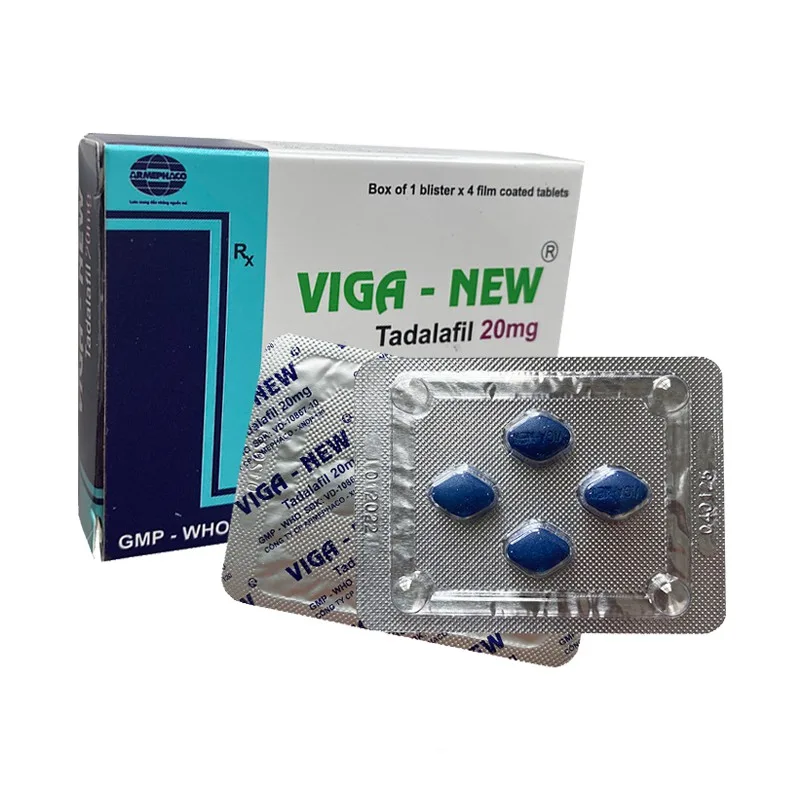 Viga New 20mg tăng cường sinh lực kéo dài thời gian hộp 4 viên