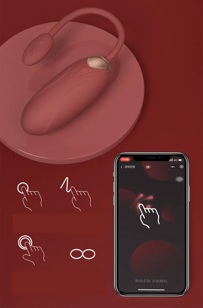 Trứng rung Viotec Violet Pro điều khiển app, rung mạnh mê ly — ảnh 2