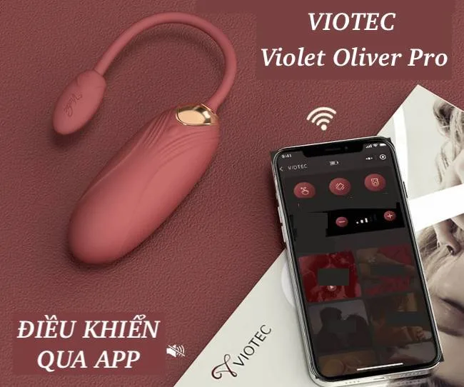 Trứng rung Viotec Violet Pro điều khiển thông minh qua app điện thoại Trứng rung Viotec Violet Pro điều khiển app, rung mạnh mê ly — TRỨNG RUNG VIOTEC VIOLET Oliver pro – PHIÊN BẢN NÂNG CẤP