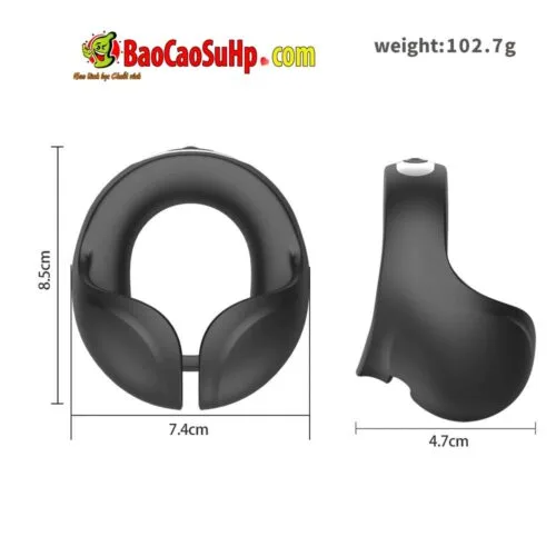 Vòng đeo dương vật 2 động cơ rung Shinonome PC-61 ôm bìu — ảnh 4