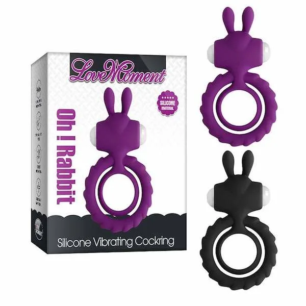 Vòng Rung Tai Thỏ Love Moment Oh! Rabbit – Vòng Đeo Dương Vật Tăng Khoái Cảm Chống Xts — ảnh 7