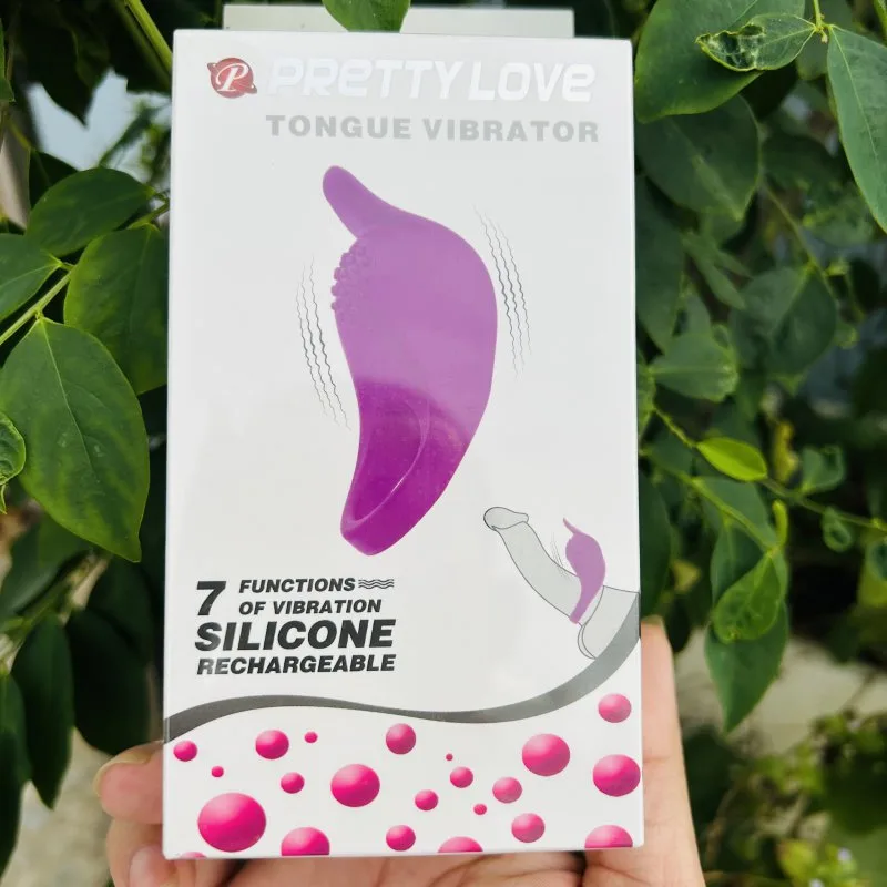 Vòng Đeo Dương Vật Có Rung Pretty Love Tongue – Kéo Dài Thời Gian & Kích Thích Điểm G — ảnh 4