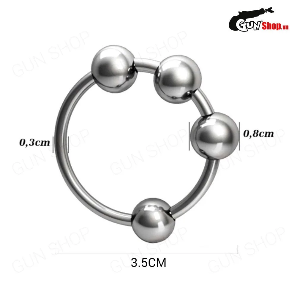 Vòng inox 4 bi tăng khoái cảm nam giới, siêu bền giá tốt — ảnh 3