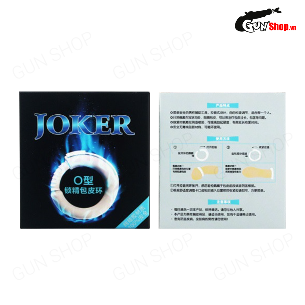 Vòng đeo dương vật kéo dài thời gian trì hoãn xuất tinh - Joker O — ảnh 5