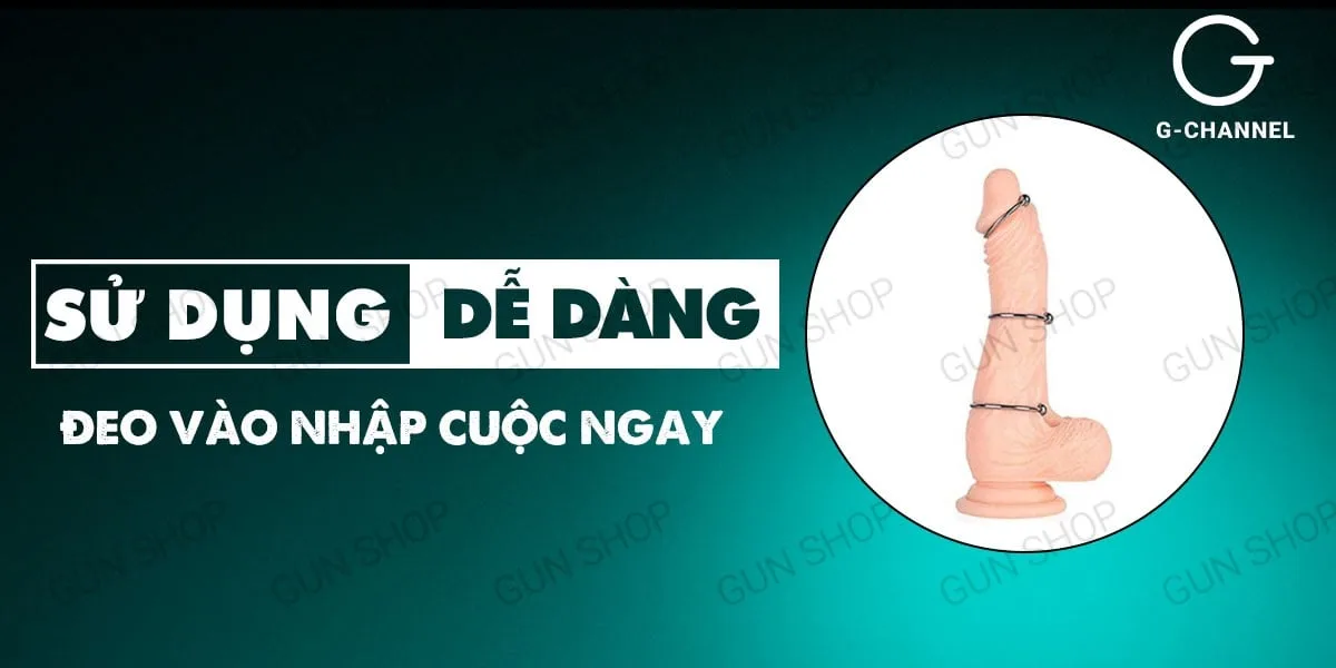 Vòng khoen bi Inox tăng khoái cảm kéo dài quan hệ an toàn — Nơi bán Vòng khoen bi Inox đeo dương vật giúp tăng khoái
