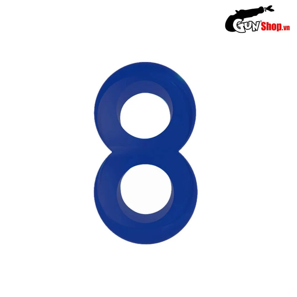 Vòng đeo kéo dài thời gian Chisa Duo Cock 8 Ball Ring - Blue — ảnh 3