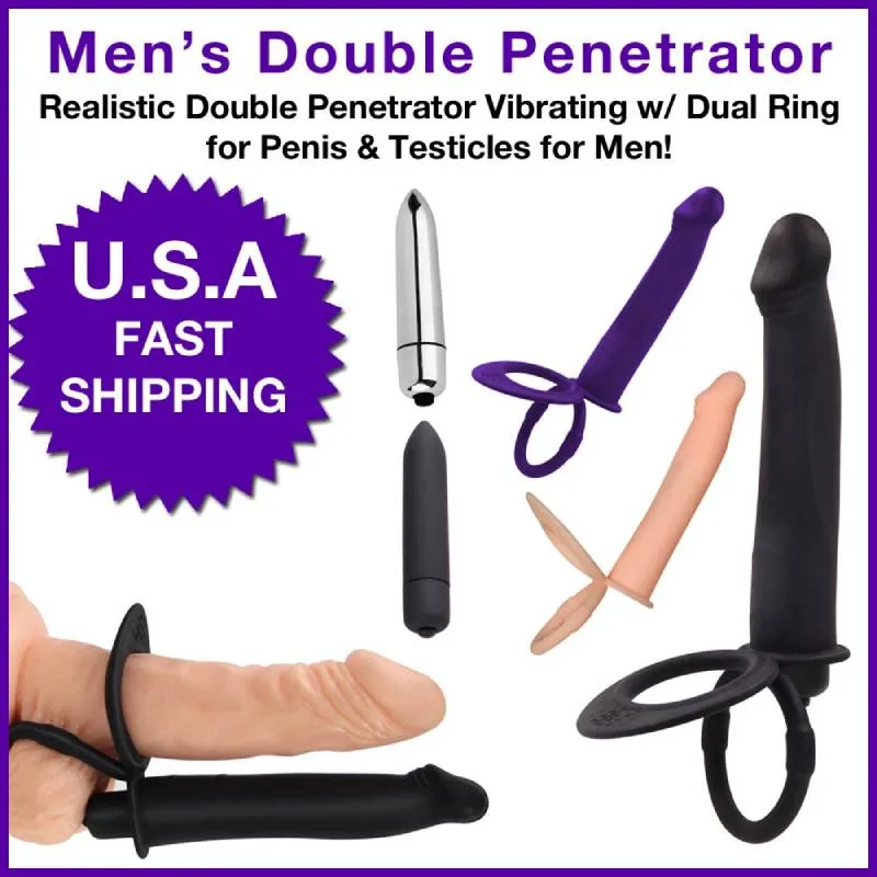 Vòng Đeo Dương Vật Kèm Dildo Rung Tăng Khoái Cảm — ảnh 2