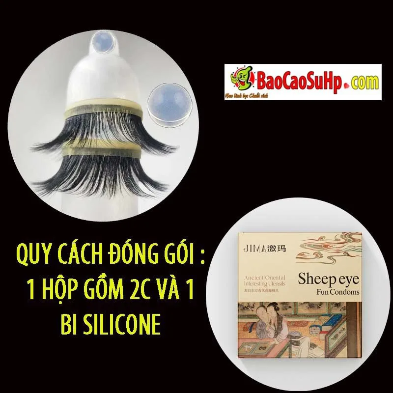 Vòng đeo dương vật bi kích thích Sheep Eye Jima mới lạ — ảnh 6