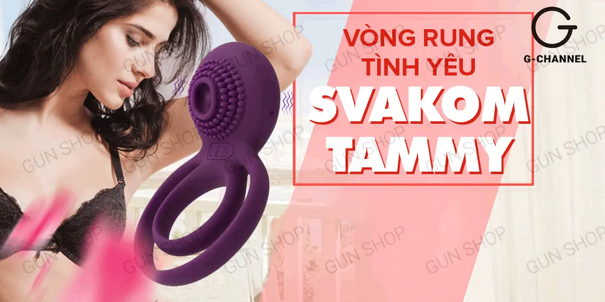 Vòng rung Svakom Tammy sạc điện tăng khoái cảm mạnh, kéo dài thời gian yêu — ảnh 2