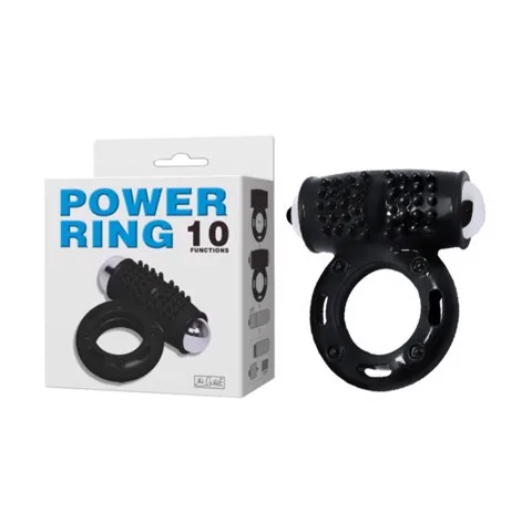 Vòng rung Baile Power Ring 10 chế độ pin sạc, tăng khoái cảm