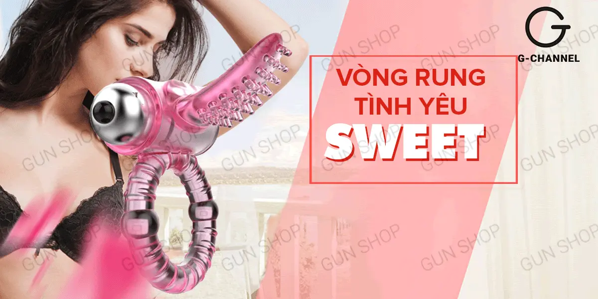 Vòng rung tình yêu Baile Sweet silicon mềm mại kích thích — ảnh 2