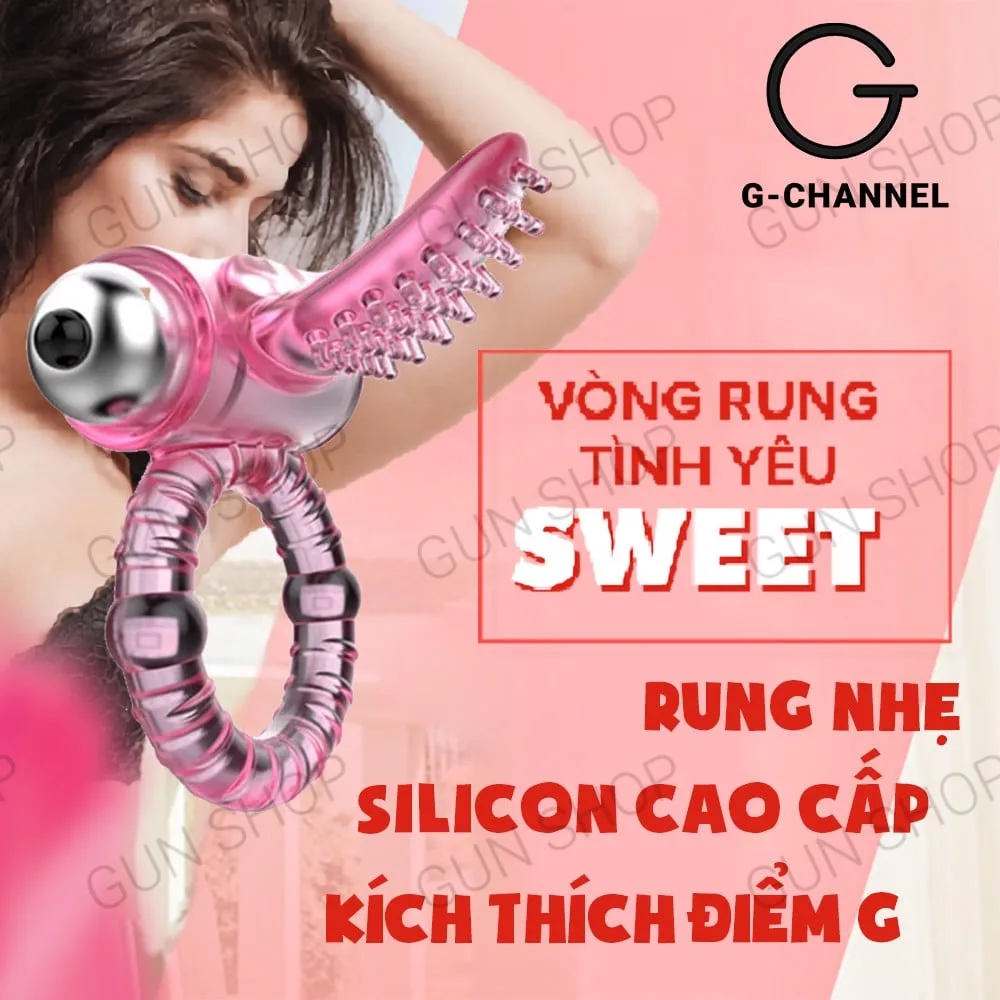 Vòng rung tình yêu Baile Sweet silicon mềm mại kích thích — ảnh 4