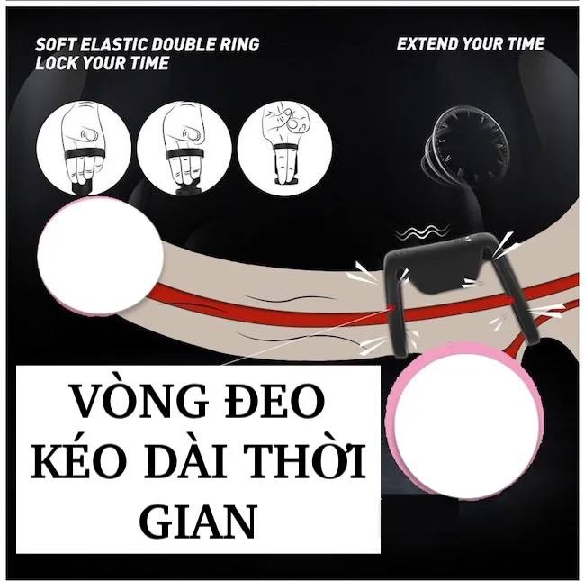 Vòng rung SHD-S395 Royal kích thích cực mạnh, kéo dài quan — Công nghệ hiện đại – Kéo dài thời gian, tăng cường khoái cảm