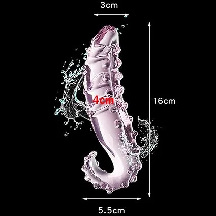 Dụng Cụ Kích Thích Hậu Môn Bằng Thủy Tinh Hình Xúc Tu Bạch Tuộc — ảnh 3