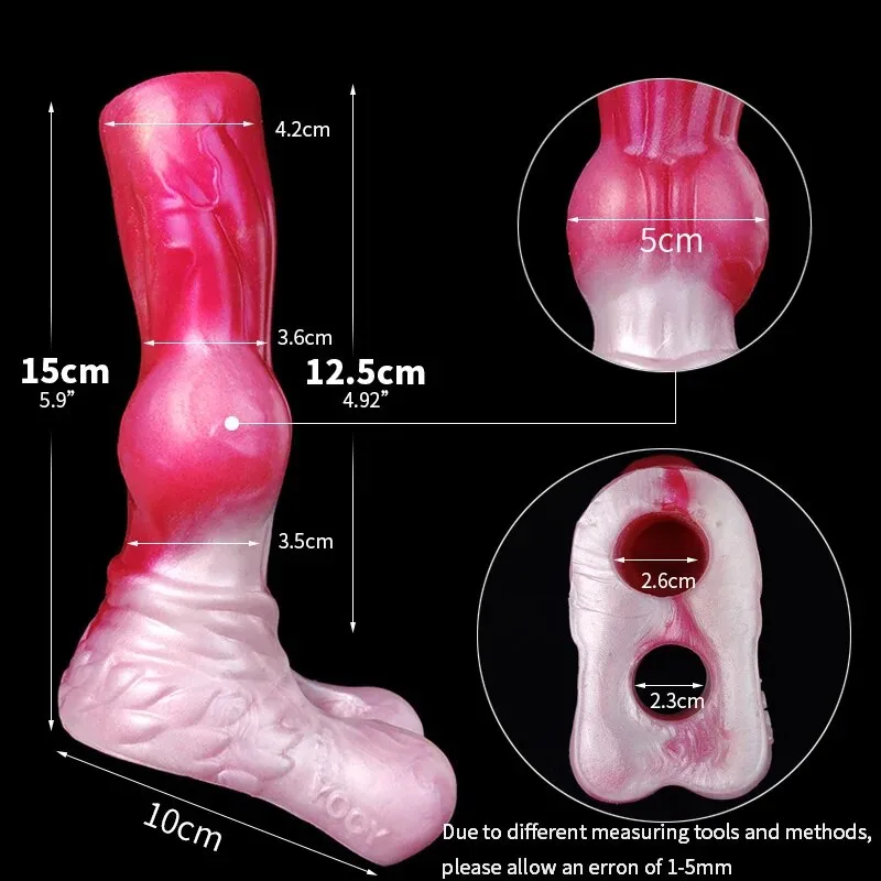 Bao cao su đôn dên Yocy bàn chân thú kích thích tăng 5cm — hình 5