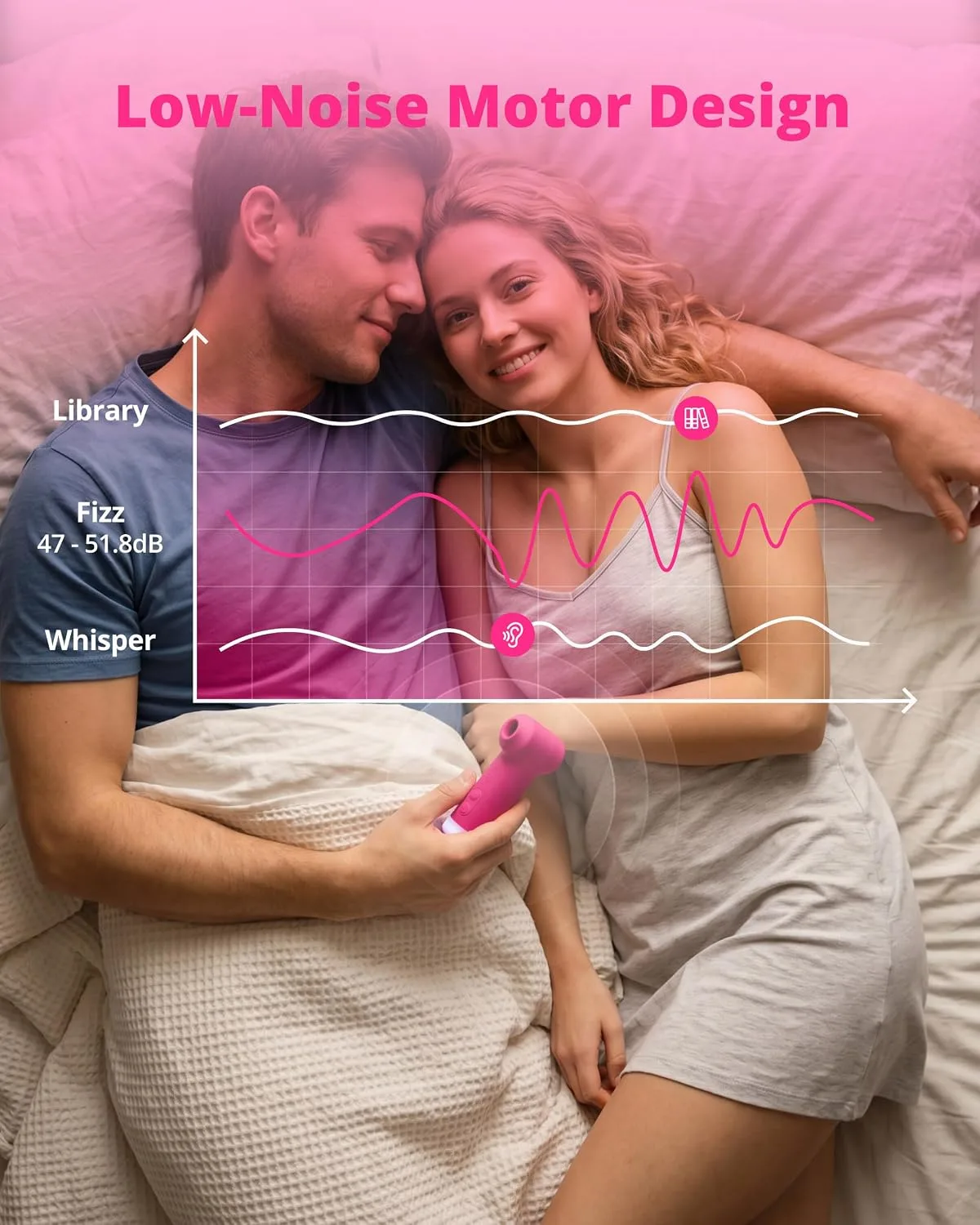 Lovense Fizz máy bú hút âm vật 2 đầu, hút và gõ nhịp, điều khiển app — ảnh 7