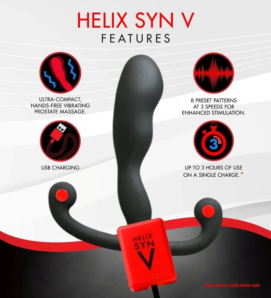 Aneros Helix Syn V Vibrating Máy Massage Tuyến Tiền Liệt Có Rung — ảnh 3