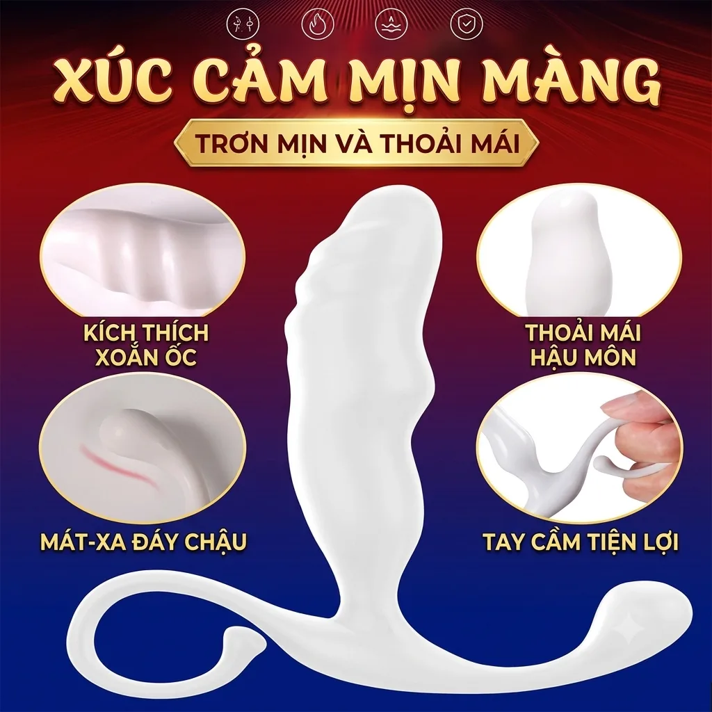 Dụng cụ kích thích tuyến tiền liệt hậu môn Juyuan Massager — ảnh 3