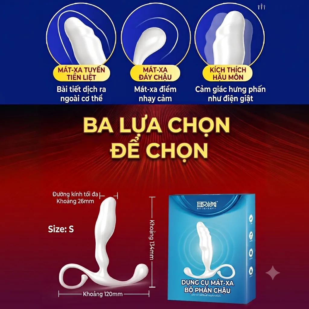 Dụng cụ kích thích tuyến tiền liệt hậu môn Juyuan Massager — ảnh 4